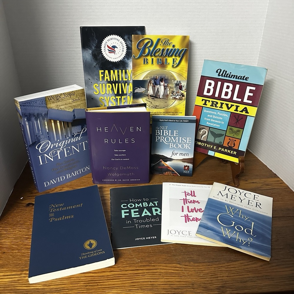 Lot 10 Religious Related Books:  Meyer, Barton, Murdock, Parker, Wolgemuth +More